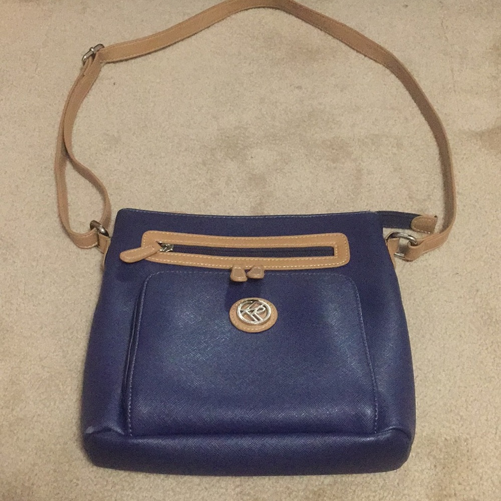Mini crossbody by Kim Rogers Navy blue purse